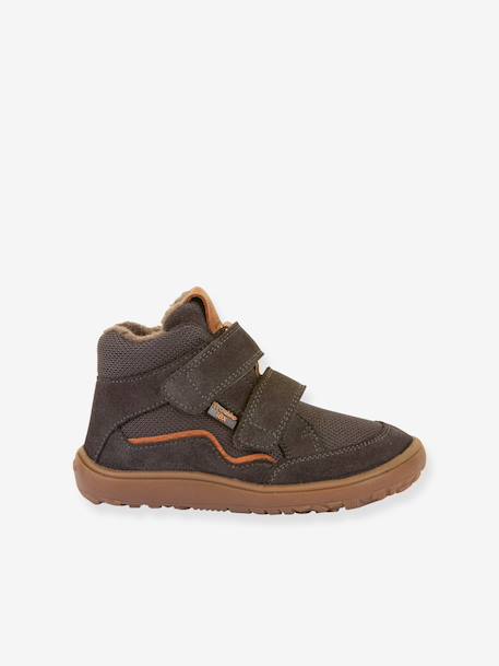 Bottes pieds nus enfants BAREFOOT TEX WOOL Froddo bleu+gris ardoise - vertbaudet enfant 