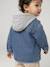 Chemise bébé personnalisable en denim avec capuche stone - vertbaudet enfant 