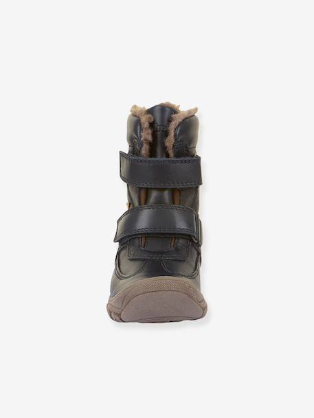 LINZ WOOL TEX HIGH boots voor jongens FRODDO blauw+nachtblauw+rouge - vertbaudet enfant 