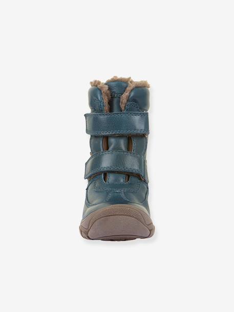 LINZ WOOL TEX HIGH boots voor jongens FRODDO blauw+nachtblauw+rouge - vertbaudet enfant 