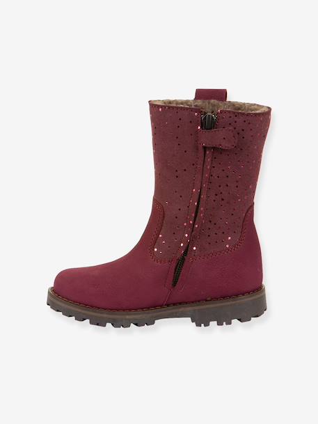Meisjes laarzen MAXINE TEX Froddo bordeauxrood+rouge - vertbaudet enfant 
