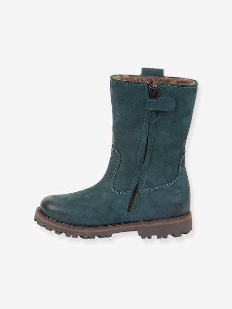 Meisjes laarzen MAXINE TEX FRODDO nachtblauw+petrolblauw+zwart - vertbaudet enfant 