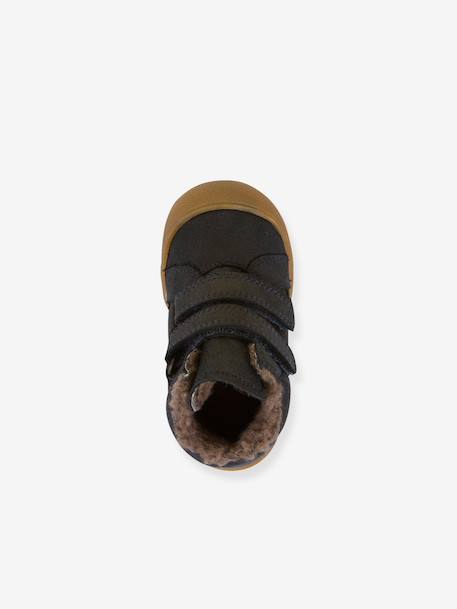 Boots enfants OLLIE WOOL TEX Froddo bleu nuit+bleu pétrole+caramel - vertbaudet enfant 