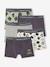 Set van 5 MINECRAFT boxershorts antraciet - vertbaudet enfant 