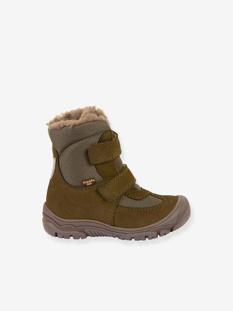 LINZ WOOL TEX HIGH boots voor kinderen FRODDO bordeauxrood+nachtblauw+olijf+zwart - vertbaudet enfant 