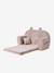 Canapé chauffeuse ours velours beige+rose - vertbaudet enfant 