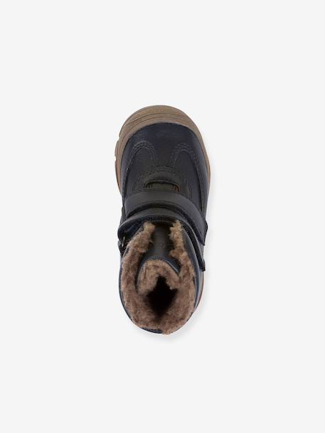 Boots garçon LINZ WOOL TEX HIGH Froddo bleu+bleu nuit+blush - vertbaudet enfant 