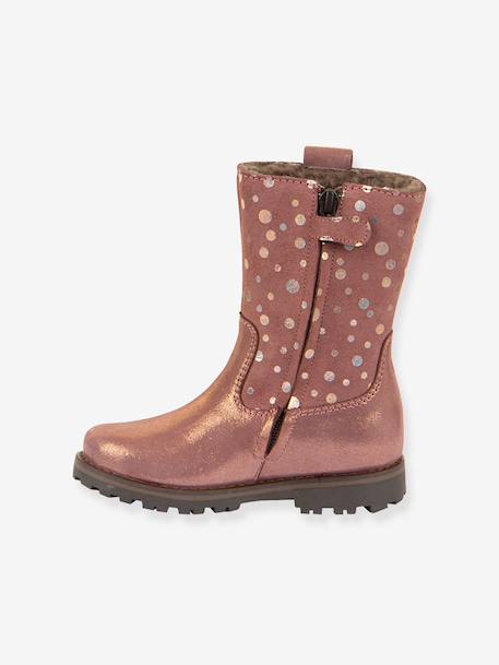 Meisjes laarzen MAXINE TEX Froddo bordeauxrood+rouge - vertbaudet enfant 
