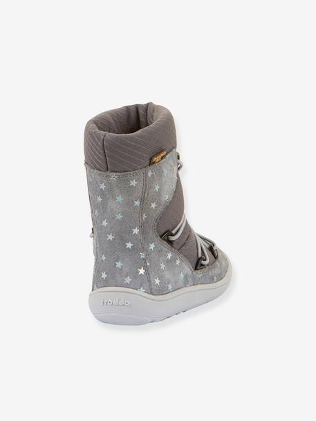 Bottes pieds nus pour filles BAREFOOT TEX TRACK WOOL Froddo gris - vertbaudet enfant 
