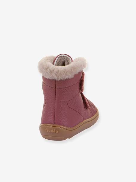 Bottes pieds nus enfants BAREFOOT FURRY Froddo bleu nuit+bordeaux - vertbaudet enfant 