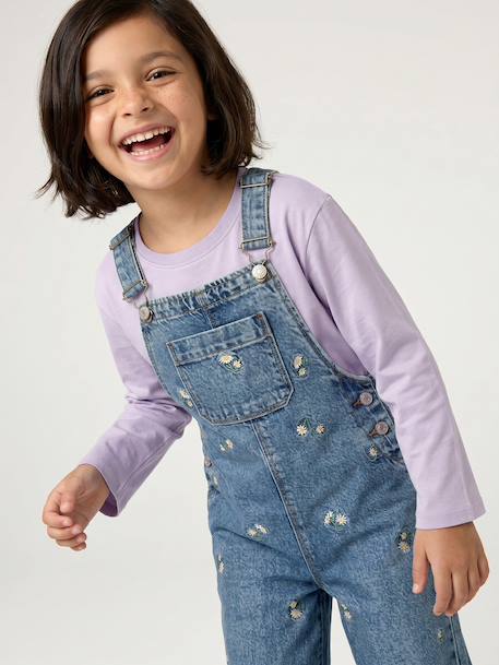 Salopette fille bleu jean - vertbaudet enfant 