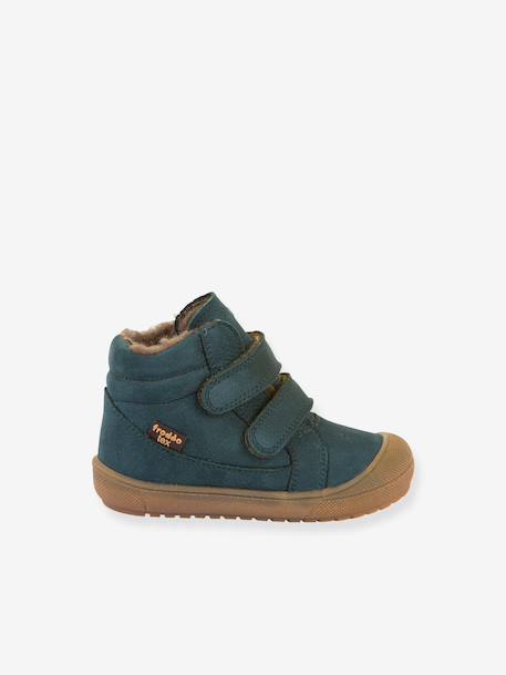 Boots enfants OLLIE WOOL TEX Froddo bleu nuit+bleu pétrole+caramel - vertbaudet enfant 
