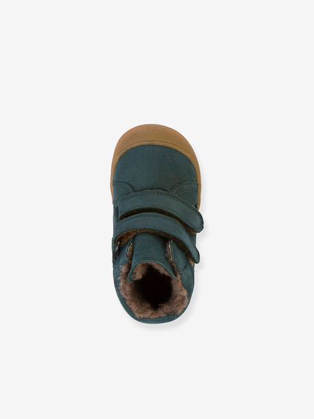 Boots kinderen OLLIE WOOL TEX FRODDO karamel+nachtblauw+petrolblauw - vertbaudet enfant 