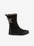 Meisjes Boots PULSE TEX STAR BOOTS WOOL FRODDO bordeauxrood+zwart - vertbaudet enfant 