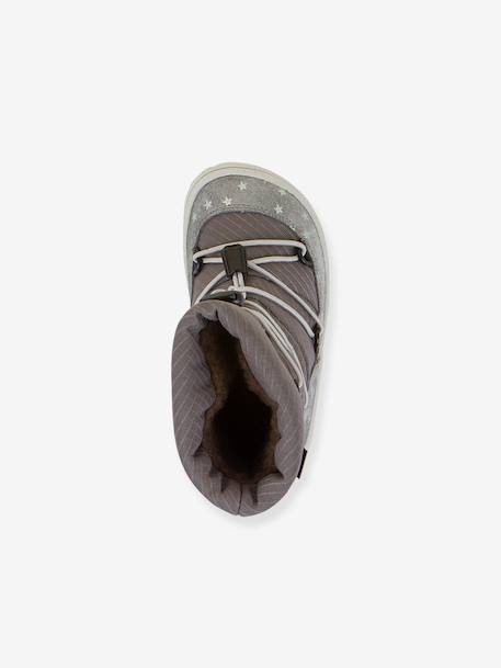 Blotevoetenlaarzen voor meisjes BAREFOOT TEX TRACK WOOL Froddo grijs - vertbaudet enfant 