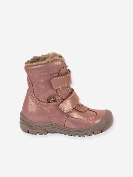 LINZ WOOL TEX HIGH boots voor jongens FRODDO blauw+nachtblauw+rouge - vertbaudet enfant 