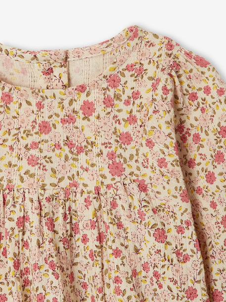 Blouse bébé fille manches longues écru - vertbaudet enfant 