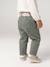 Pantalon paperbag bébé fille VERT MOYEN UNI - vertbaudet enfant 