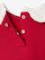 Robe Noël bébé fille bi matière rouge - vertbaudet enfant 