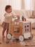 Ma première cuisine chariot de marche en bois FSC® rose - vertbaudet enfant 