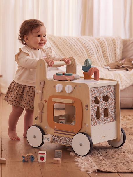 Mijn eerste wandelwagen keuken rozen - vertbaudet enfant 