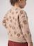 Gebreid babyvestje met knopen gemêleerd beige - vertbaudet enfant 