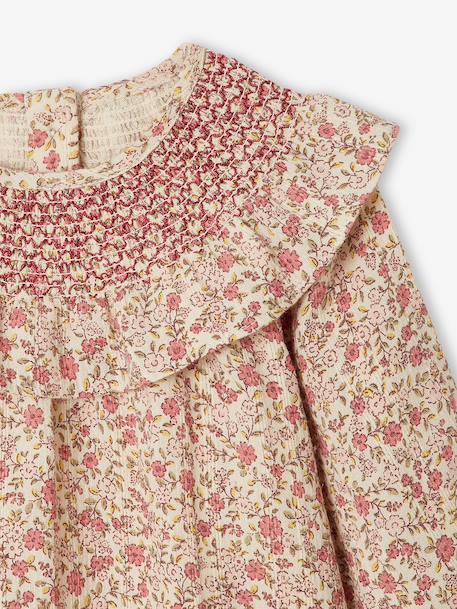 Robe bébé fille manches longues écru - vertbaudet enfant 