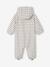 Combinaison à capuche anti-pluie bébé doublée maille polaire bleu nuit+sable+vert sauge - vertbaudet enfant 