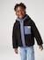 Omkeerbaar jack met capuchon jongen dennen+grijsblauw - vertbaudet enfant 