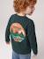 T-shirt manches longues garçon bleu océan+ocre+vert sapin - vertbaudet enfant 
