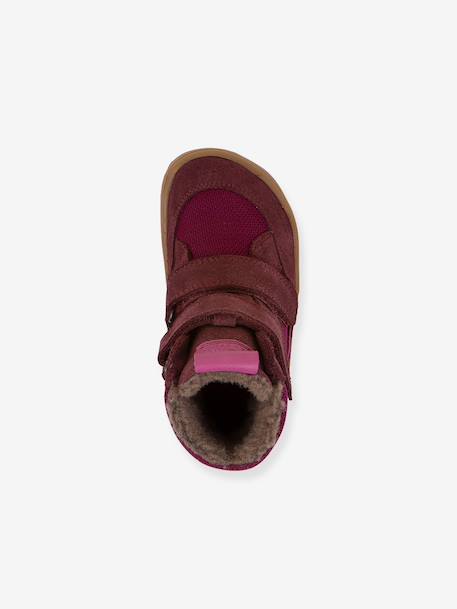 Winterlaarzen blote voeten kinderen BAREFOOT TEX WINTER Froddo bordeauxrood+jeansblauw+leigrijs+lila+nachtblauw+olijf+paars+zwart - vertbaudet enfant 