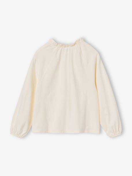 Blouse longue enfant fille écru - vertbaudet enfant 
