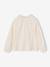 Lange meisjesblouse ecru - vertbaudet enfant 