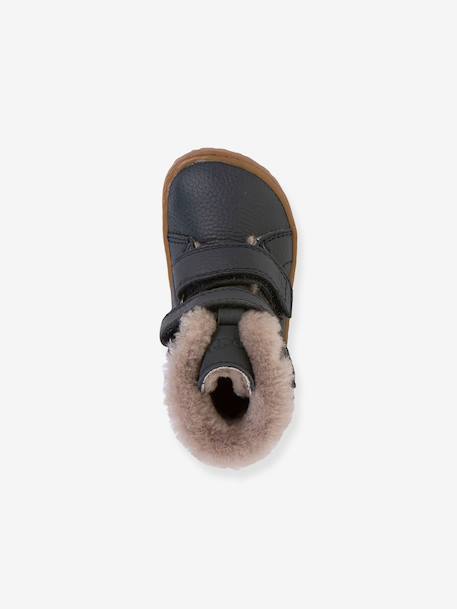 Bottes pieds nus enfants BAREFOOT FURRY Froddo bleu nuit+bordeaux - vertbaudet enfant 