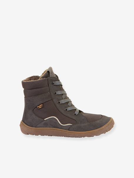Blotevoetenlaarzen voor meisjes BAREFOOT TEX WOOL GROW Froddo leigrijs - vertbaudet enfant 
