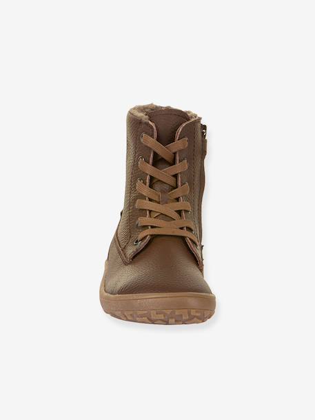 Barefoot laarzen voor kinderen BAREFOOT TEX VETERS Froddo bruin - vertbaudet enfant 