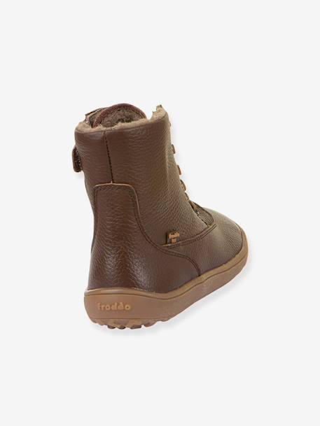 Barefoot laarzen voor kinderen BAREFOOT TEX VETERS Froddo bruin - vertbaudet enfant 