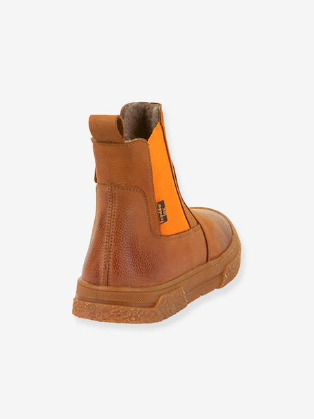 Boots kinderen PULSE TEX CHELYS WOOL Froddo karamel+nachtblauw+zwart - vertbaudet enfant 