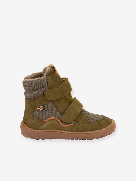 Bottes d'hiver pieds nus enfants BAREFOOT TEX WINTER Froddo bleu jean+bleu nuit+bordeaux+gris ardoise+lilas+noir+olive+violet - vertbaudet enfant 