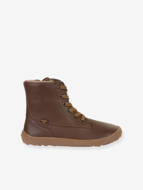 Barefoot laarzen voor kinderen BAREFOOT TEX VETERS Froddo bruin - vertbaudet enfant 