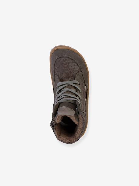 Blotevoetenlaarzen voor meisjes BAREFOOT TEX WOOL GROW Froddo leigrijs - vertbaudet enfant 