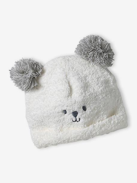 Babymuts, colsjaal en wantjes ecru - vertbaudet enfant 