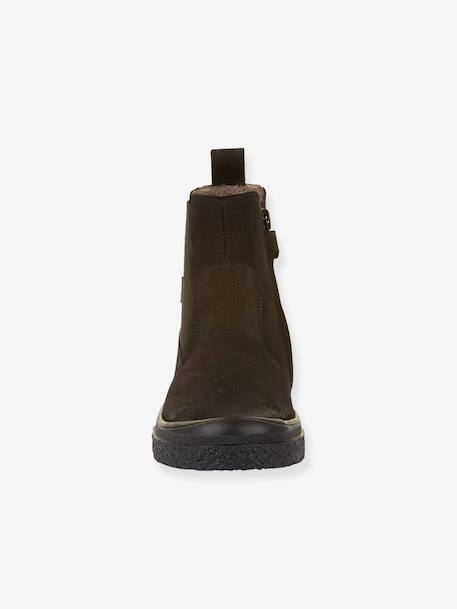 Boots kinderen PULSE TEX CHELYS WOOL Froddo karamel+nachtblauw+zwart - vertbaudet enfant 