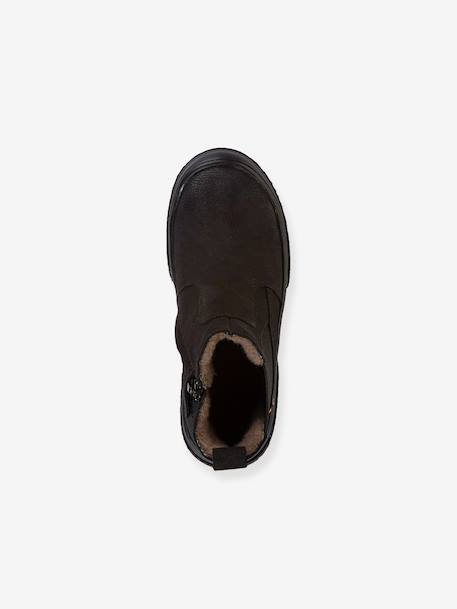 Boots kinderen PULSE TEX CHELYS WOOL Froddo karamel+nachtblauw+zwart - vertbaudet enfant 
