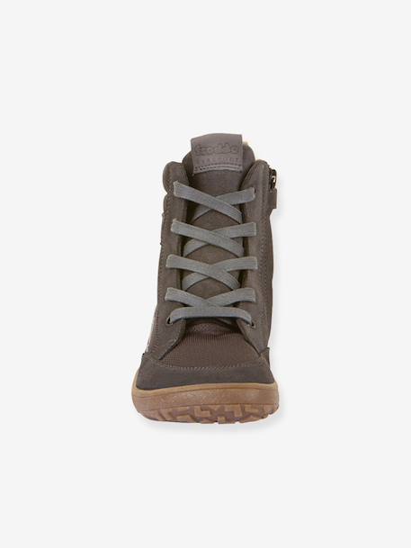 Blotevoetenlaarzen voor meisjes BAREFOOT TEX WOOL GROW Froddo leigrijs - vertbaudet enfant 