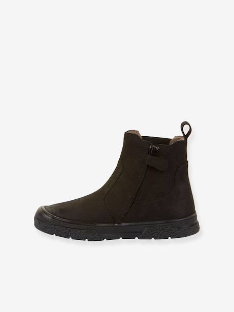 Boots kinderen PULSE TEX CHELYS WOOL Froddo karamel+nachtblauw+zwart - vertbaudet enfant 