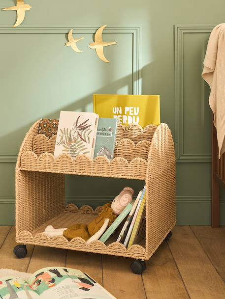 Petit rangement livre corde feston beige - vertbaudet enfant 