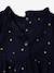 Baby meisjesoutfit jurk en vest marineblauw - vertbaudet enfant 