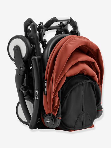 STOKKE YOYO5 zitting dennen+perzik+taupe+terracotta+zwart - vertbaudet enfant 