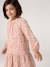 Robe courte fille écru+kaki - vertbaudet enfant 